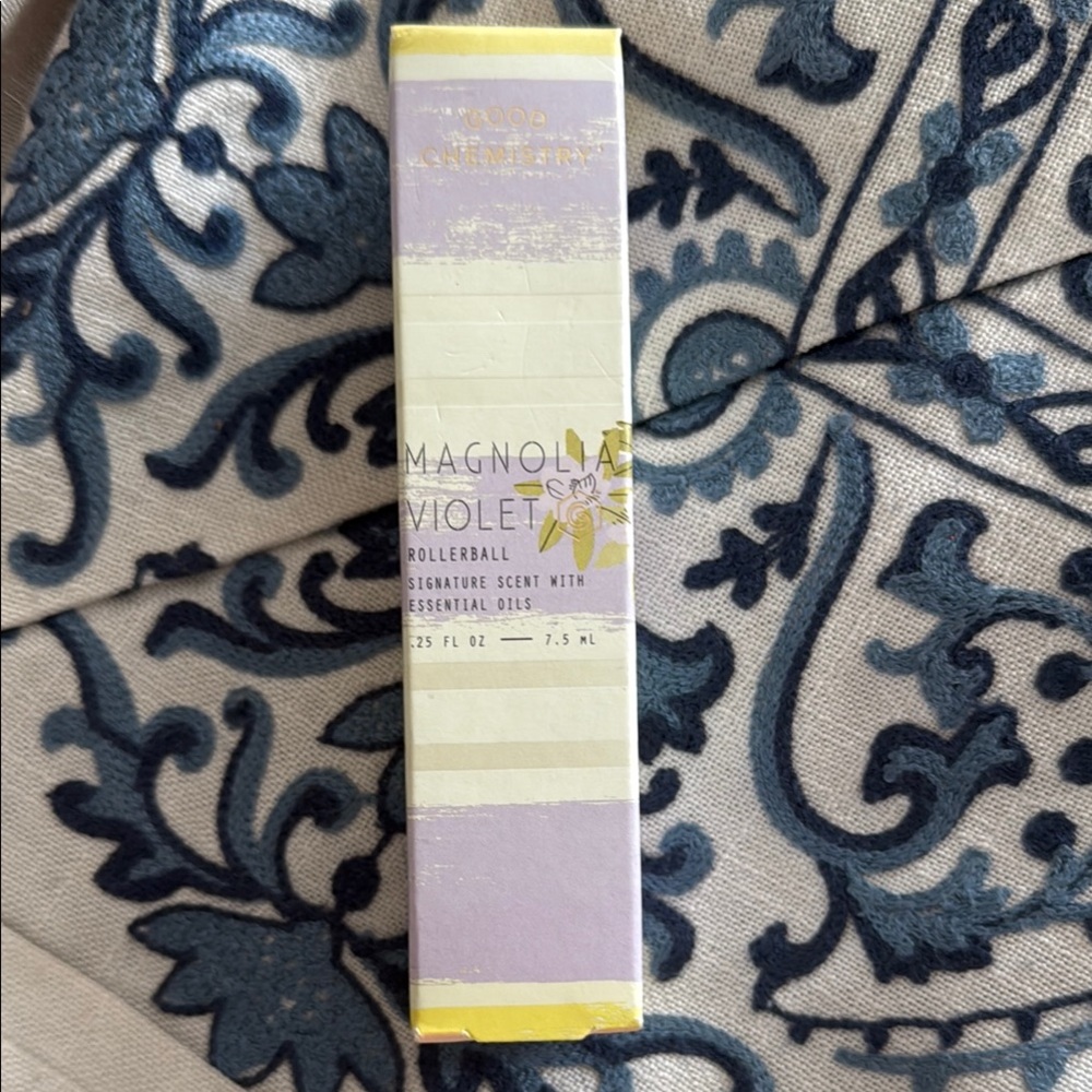 Magnolia Violet Rollerball Perfume NEW essential oils lemon and cedar wood